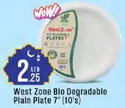 Cosco supermarket West Zone Bio Degradable Plain Plate offer