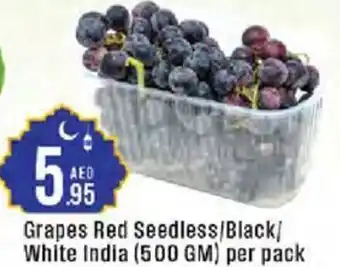 Cosco supermarket Grapes Red Seedless/Black/ White offer