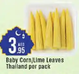 Cosco supermarket Baby Corn/Lime Leaves offer