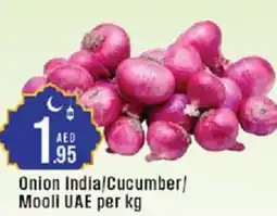 Cosco supermarket Onion India/Cucumber/ Mooli offer