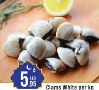 Cosco supermarket Clams White offer