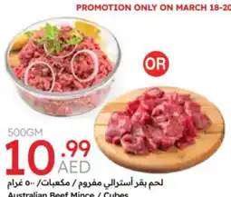 Emirates Co-op Australian Beef Mince / Cubes offer