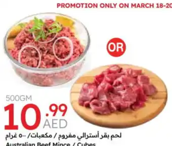 Emirates Co-op Australian Beef Mince / Cubes offer