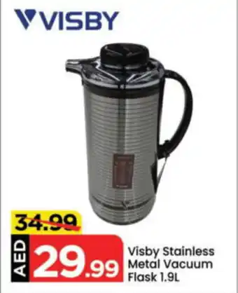 Mark & Save Visby Stainless Metal Vacuum Flask offer