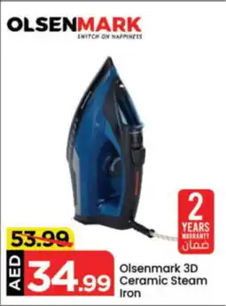 Mark & Save Olsenmark 3D Ceramic Steam Iron offer