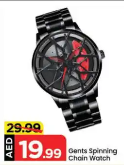 Mark & Save Gents Spinning Chain Watch offer