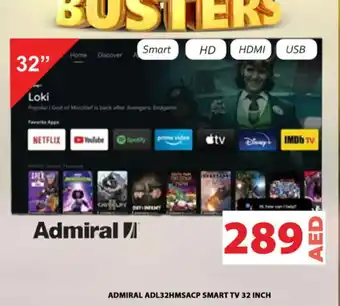 Grand Hyper Market ADMIRAL Smart TV offer