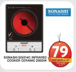 Grand Hyper Market SONASHI Infrared Cooker offer