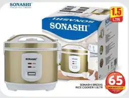 Grand Hyper Market SONASHI Rice Cooker offer