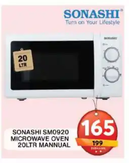 Grand Hyper Market SONASHI Microwave Oven offer