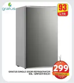 Grand Hyper Market GRATUS Refrigerator offer