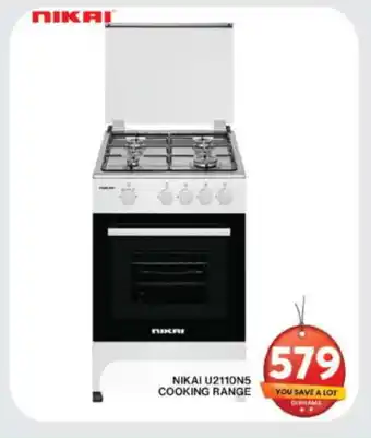 Grand Hyper Market NIKAI Gas Cooker/Cooking Range offer