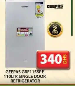 Grand Hyper Market GEEPAS Refrigerator offer