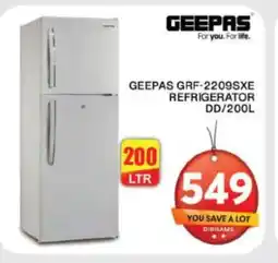 Grand Hyper Market GEEPAS Refrigerator offer