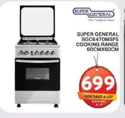 Grand Hyper Market SUPER GENERAL Gas Cooker/Cooking Range offer