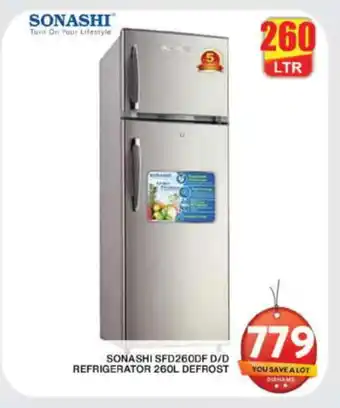 Grand Hyper Market SONASHI Refrigerator offer