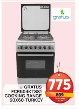 Grand Hyper Market GRATUS Gas Cooker/Cooking Range offer