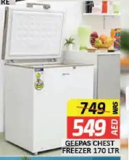 Mango Hypermarket LLC GEEPAS Freezer offer