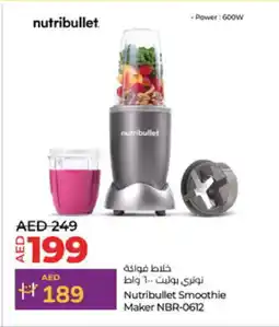 Lulu Hypermarket NUTRIBULLET Mixer / Grinder offer