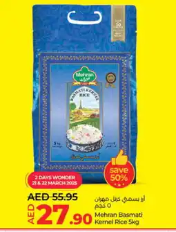 Lulu Hypermarket MEHRAN Basmati / Biryani Rice offer