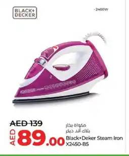 Lulu Hypermarket BLACK+DECKER Ironbox offer