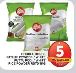 Grand Hyper Market DOUBLE HORSE Rice Powder / Pathiri Podi offer