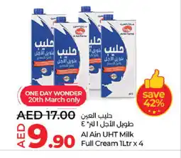 Lulu Hypermarket AL AIN Full Cream Milk offer