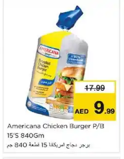 Nesto AMERICANA Chicken Burger offer