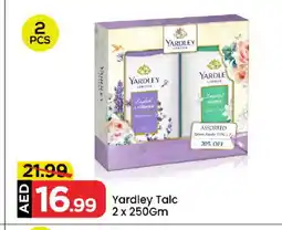 Mark & Save YARDLEY Talcum Powder offer