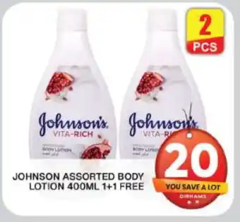 Grand Hyper Market JOHNSONS Body Lotion & Cream offer