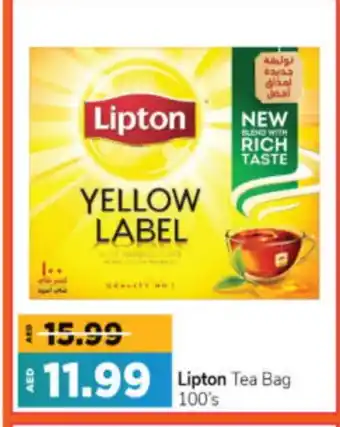 Al Madina Hypermarket Lipton Tea Bags offer