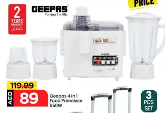 Mark & Save GEEPAS Food Processor offer