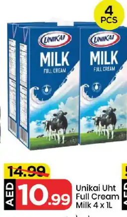 Mark & Save UNIKAI Full Cream Milk offer