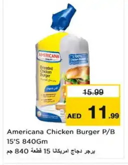 Nesto AMERICANA Chicken Burger offer