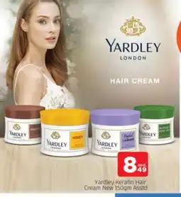 Al Madina YARDLEY Hair Cream offer