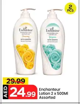 Mark & Save Enchanteur Body Lotion & Cream offer