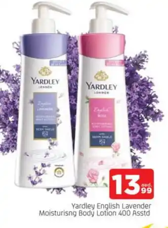 Al Madina YARDLEY Body Lotion & Cream offer