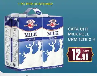 Al Madina SAFA Long Life / UHT Milk offer