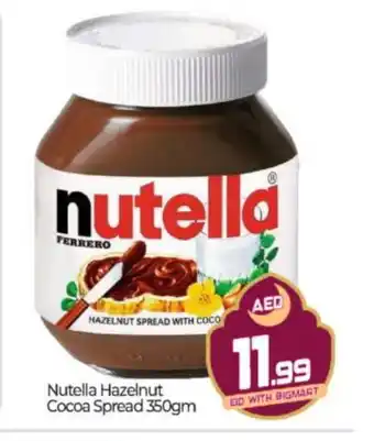 Bigmart NUTELLA Chocolate Spread offer