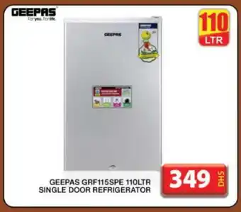 Grand Hyper Market GEEPAS Refrigerator offer