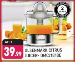 Shaklan OLSENMARK Juicer offer