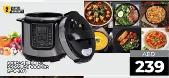 Al Madina GEEPAS Electric Pressure Cooker offer