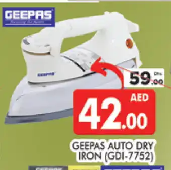 Al Madina GEEPAS Ironbox offer