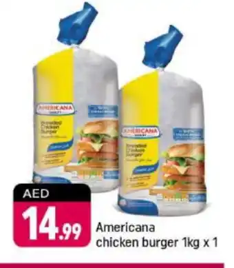 Shaklan AMERICANA Chicken Burger offer