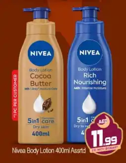 Bigmart Nivea Body Lotion & Cream offer