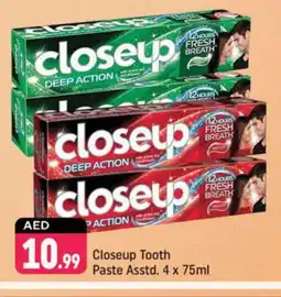Shaklan CLOSE UP Toothpaste offer