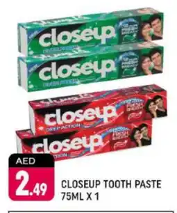 Shaklan CLOSE UP Toothpaste offer
