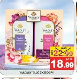 Mango Hypermarket LLC YARDLEY Talcum Powder offer