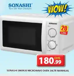 Grand Hyper Market SONASHI Microwave Oven offer