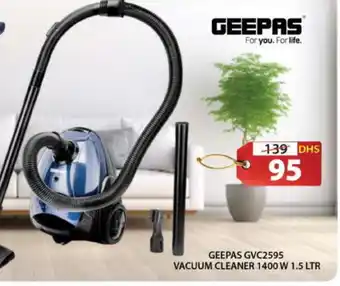 Grand Hyper Market GEEPAS Vacuum Cleaner offer